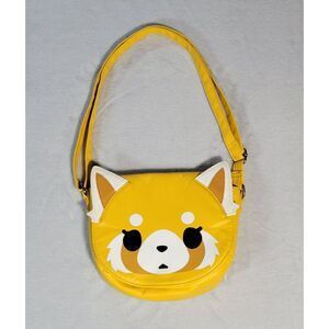Rare Loungefly Aggretsuko Aggressive Retsuko Crossbody Purse Bag DBL Sided Face